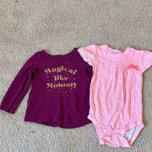 🎉 3 for $10 🎉 Long Sleeve Tee and Short Sleeve Onesie Bundle
